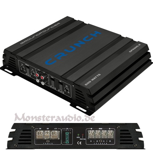 Crunch 500 watt kanal - watt, 2-kanal